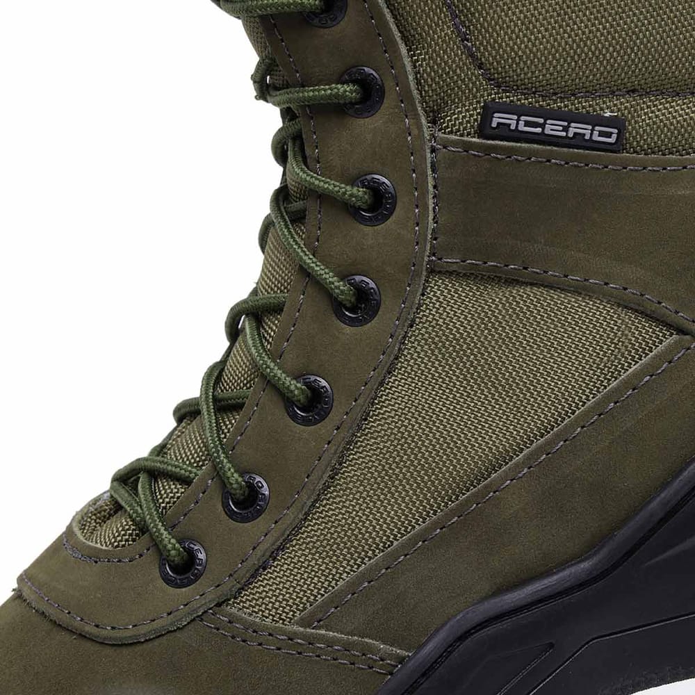 MILITARY NUBUCK OLIVE BOOT
