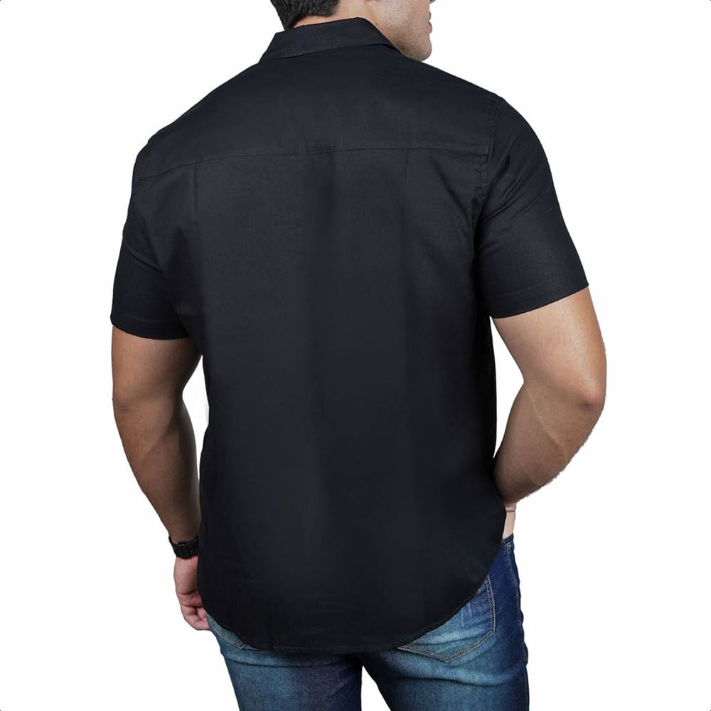 WORK COTTON SHIRT BLACK