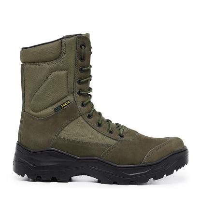 MILITARY NUBUCK OLIVE BOOT