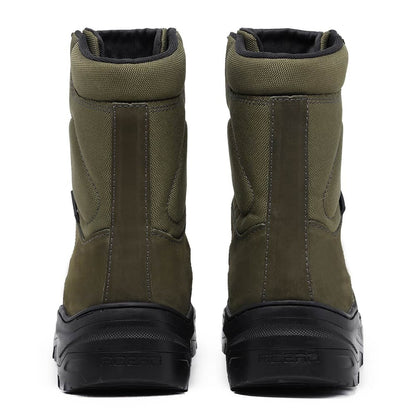 MILITARY NUBUCK OLIVE BOOT