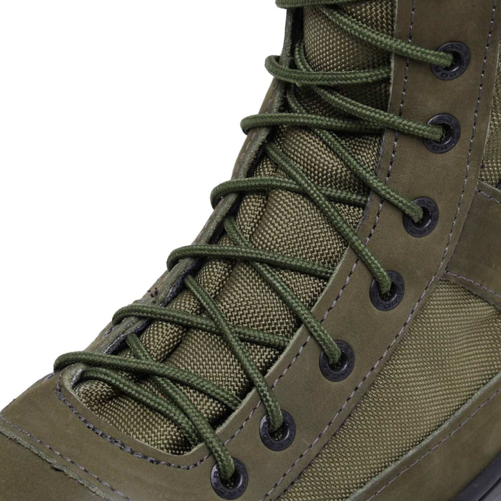 MILITARY NUBUCK OLIVE BOOT