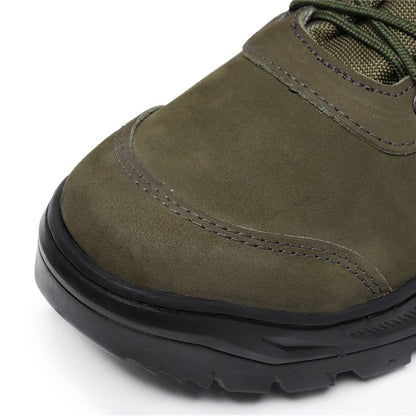 MILITARY NUBUCK OLIVE BOOT