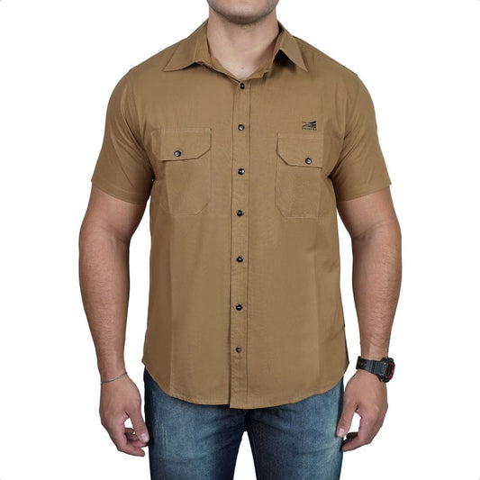 WORK COTTON SHIRT DESERT