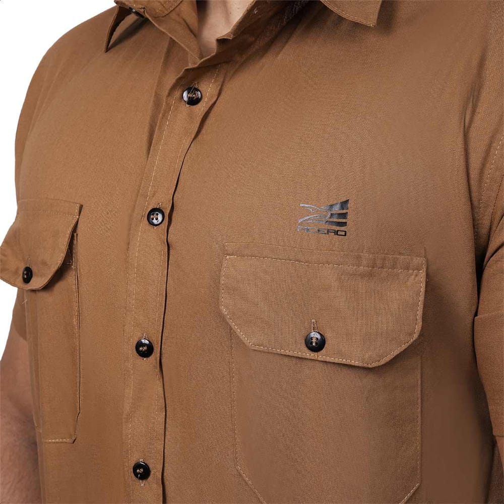 WORK COTTON SHIRT DESERT