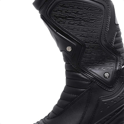 LEATHER TOURING BLACK BOOT