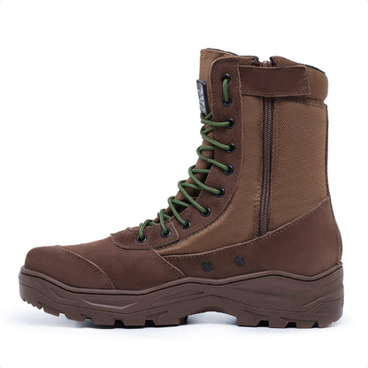 JUNGLE ZIP BROWN BOOT