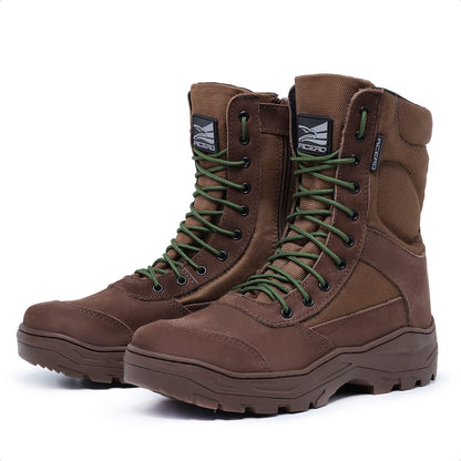 JUNGLE ZIP BROWN BOOT